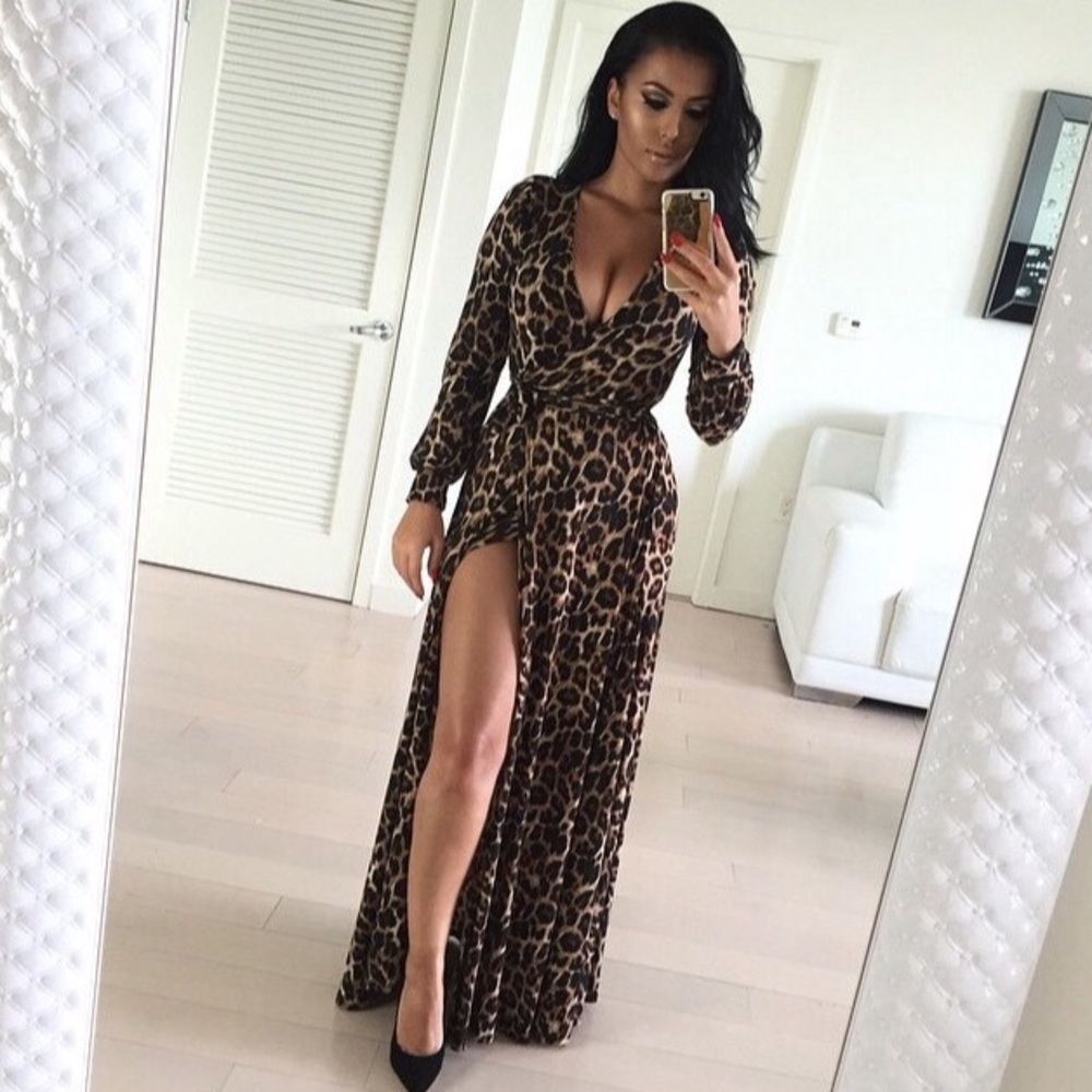 🎉 Host Pick! 🎉 NEW! Maxi Leopard Print Dress